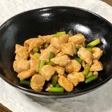 簡単⭐中華風にんにくの芽と鶏肉炒め
